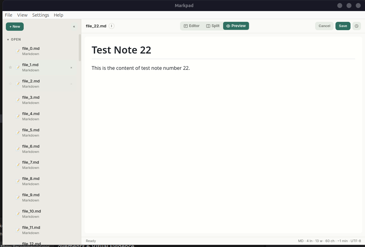 Markpad Split View